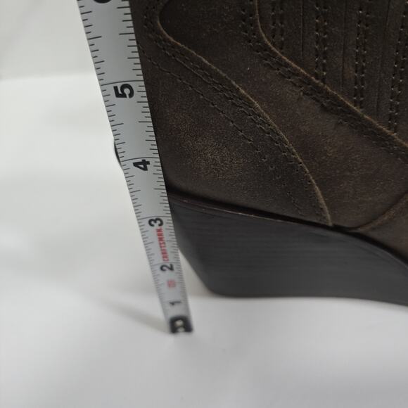 Lucky Brand Wilano Womens Boots Brown Leather Size 9.5M - Picture 9 of 13